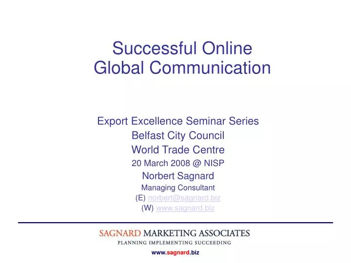 successful online global communication