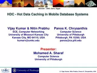 Vijay Kumar &amp; Nitin Prabhu SCE, Computer Networking University of Missouri-Kansas City