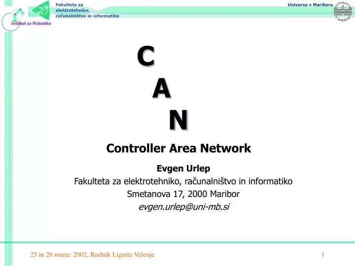 c a n controller area network