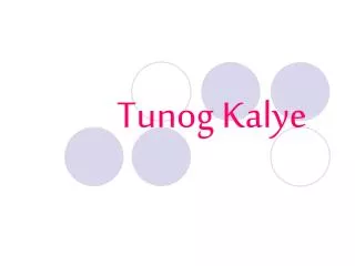tunog kalye