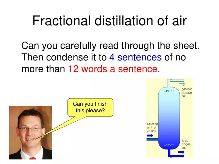 fractional distillation of air