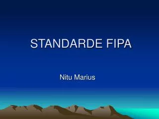 standarde fipa