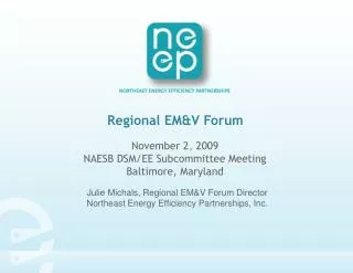 Regional EM&amp;V Forum