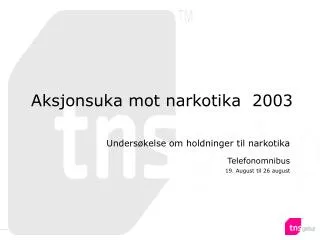 aksjonsuka mot narkotika 2003