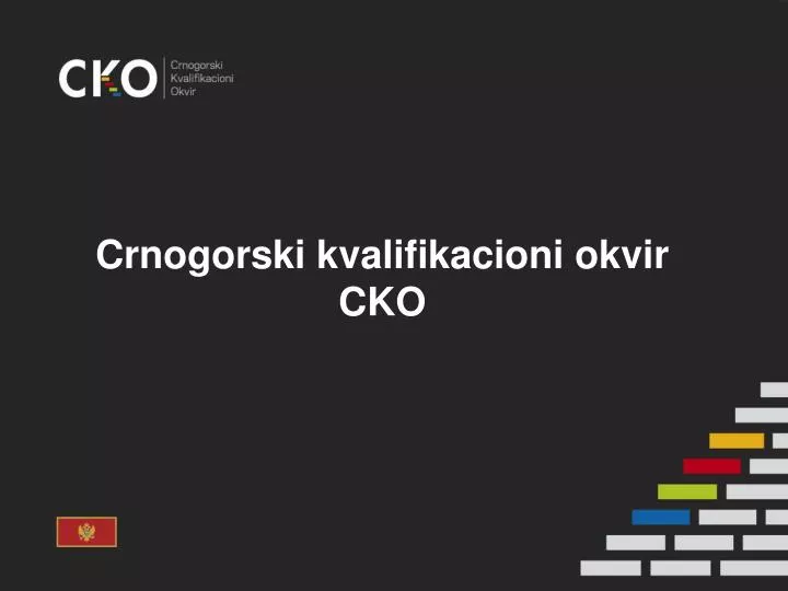crnogorski kvalifikacioni okvir cko