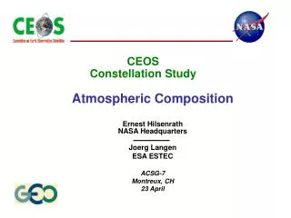 CEOS Constellation Study