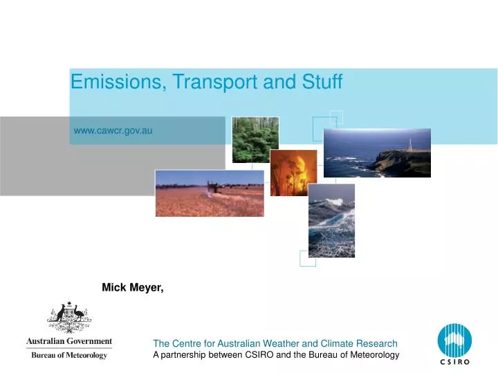 emissions transport and stuff