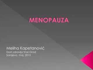 menopauza
