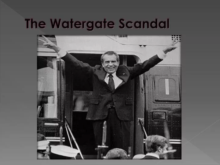 the watergate scandal