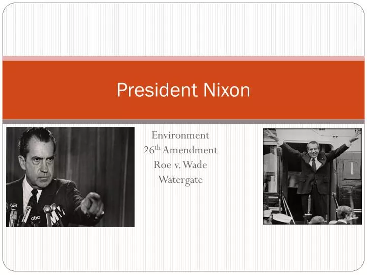 president nixon