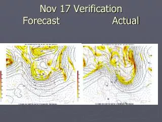 Nov 17 Verification Forecast Actual