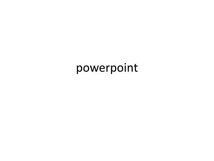 powerpoint