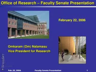 Omkaram (Om) Nalamasu Vice President for Research
