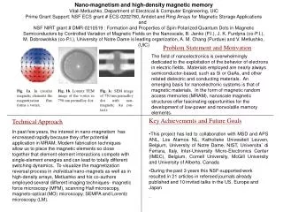 Nano-magnetism and high-density magnetic memory