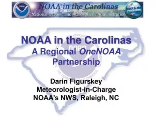 NOAA in the Carolinas