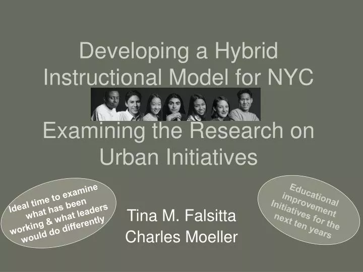 developing a hybrid instructional model for nyc examining the research on urban initiatives