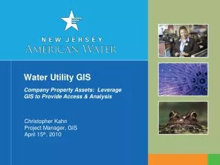 Water Utility GIS