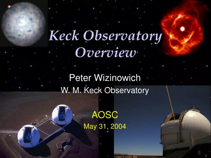 peter wizinowich w m keck observatory aosc may 31 2004