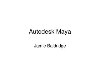 autodesk maya