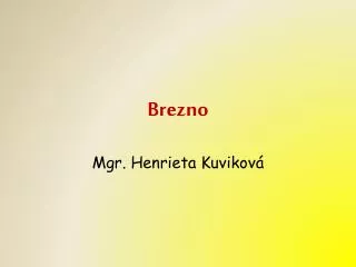 brezno