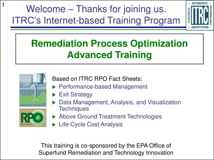 remediation process optimization advanced training