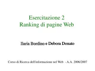 ilaria bordino e debora donato