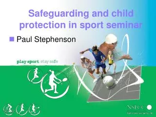 Safeguarding and child protection in sport seminar