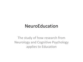 NeuroEducation