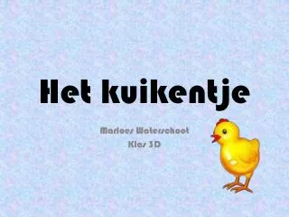 het kuikentje