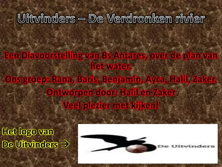 uitvinders de verdronken rivier