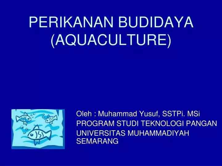 perikanan budidaya aquaculture