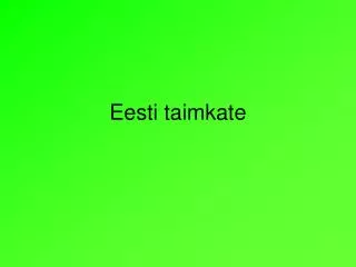 eesti taimkate