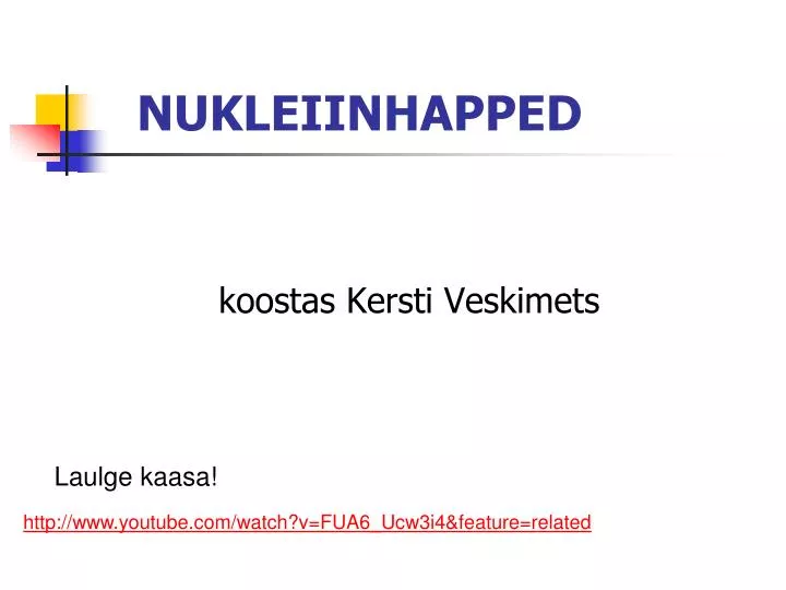 nukleiinhapped