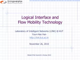 Logical Interface and Flow Mobility Technology