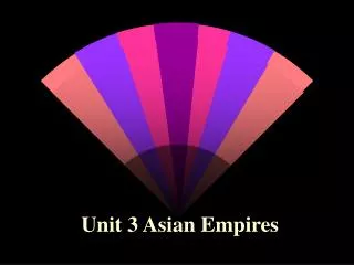 Unit 3 Asian Empires