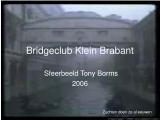 bridgeclub klein brabant