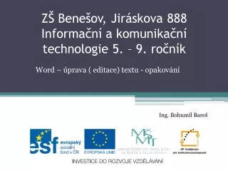 word prava editace textu opakov n