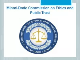 Miami-Dade Commission on Ethics and Public Trust