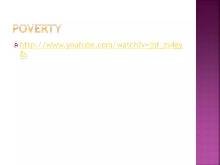 poverty