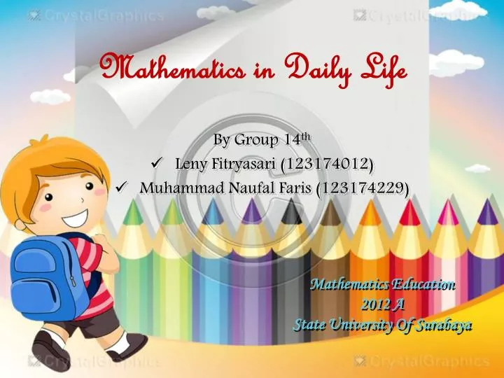 mathematics education 2012 a state university of surabaya