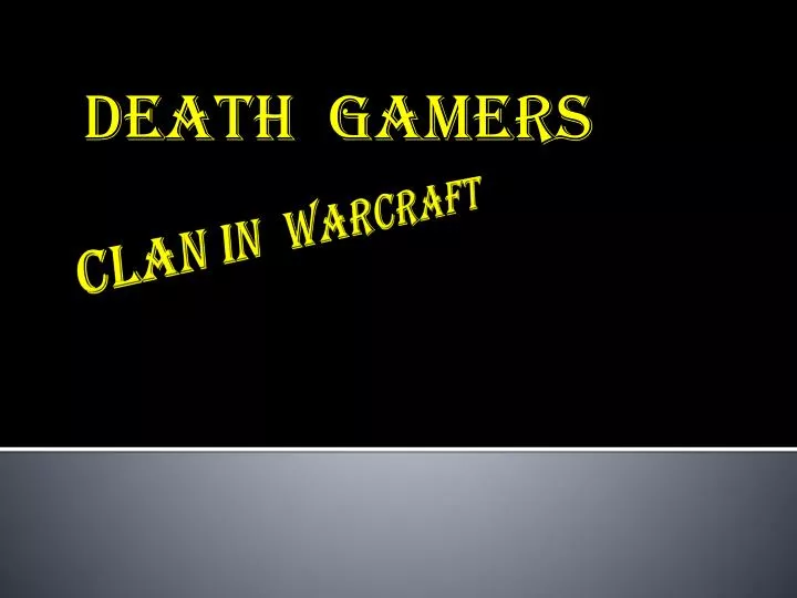 death gamers