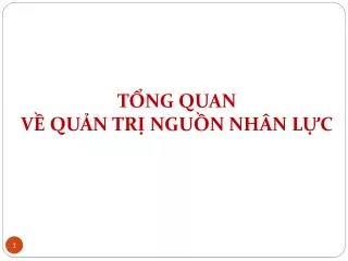 t ng quan v qu n tr ngu n nh n l c