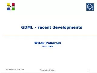 GDML - recent developments
