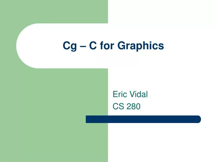 cg c for graphics