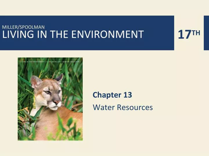 chapter 13 water resources
