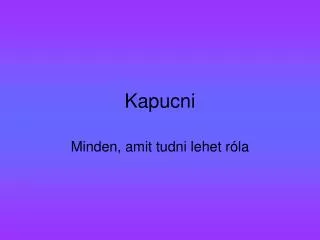 kapucni