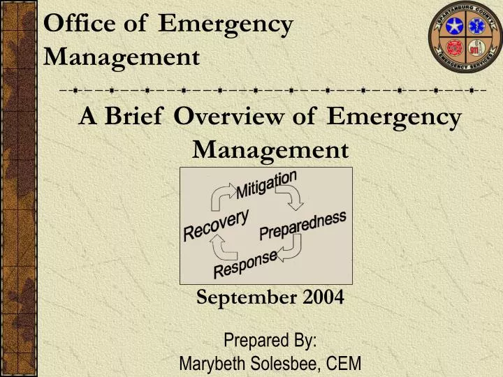 office of emergency management