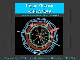 Higgs Physics with ATLAS