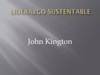 liderazgo sustentable