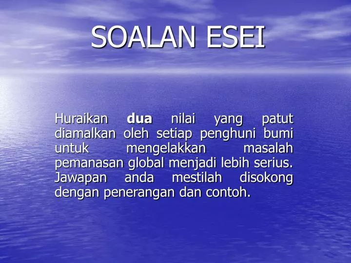 soalan esei